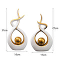 Gold Abstract Thinker Designer for Home Decor