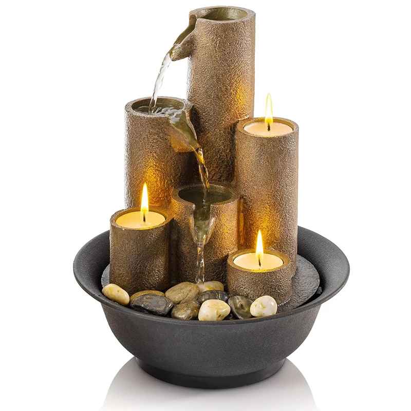 Mini Tabletop Water Fountain for Home Decor