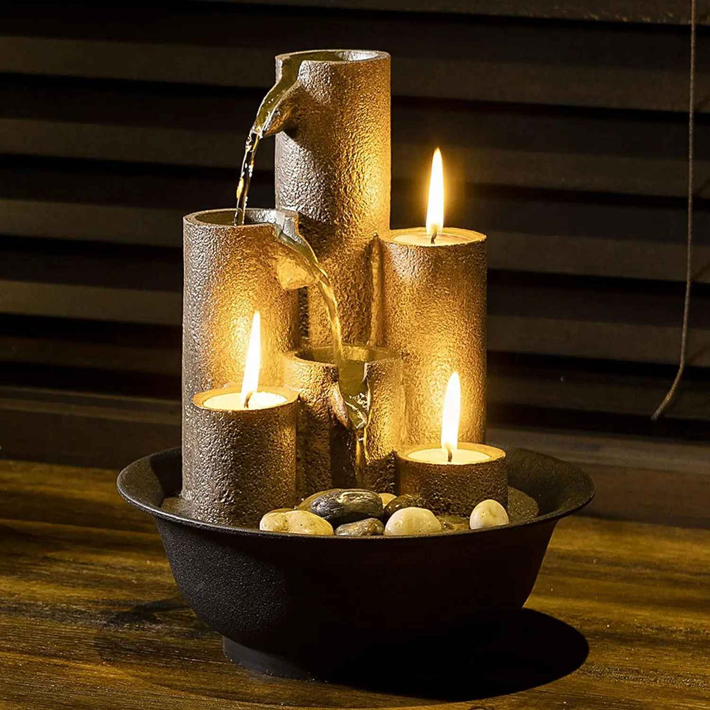 Mini Tabletop Water Fountain for Home Decor