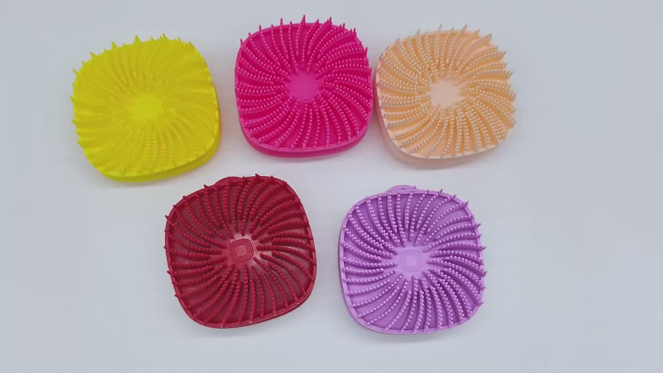 Double-Sided Soft Silicone Bath Brush & Body Brush